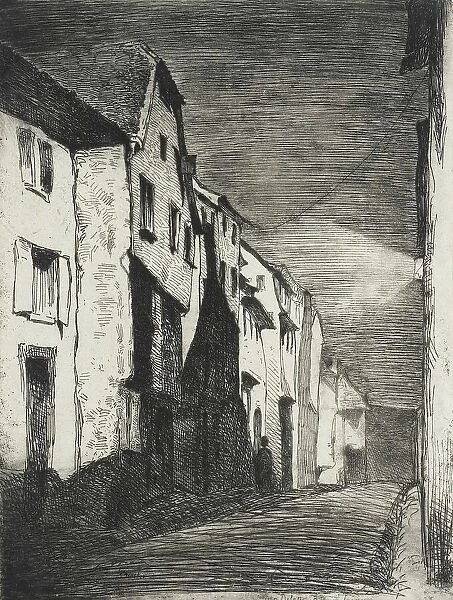Street at Saverne, 1858. Creator: James Abbott McNeill Whistler