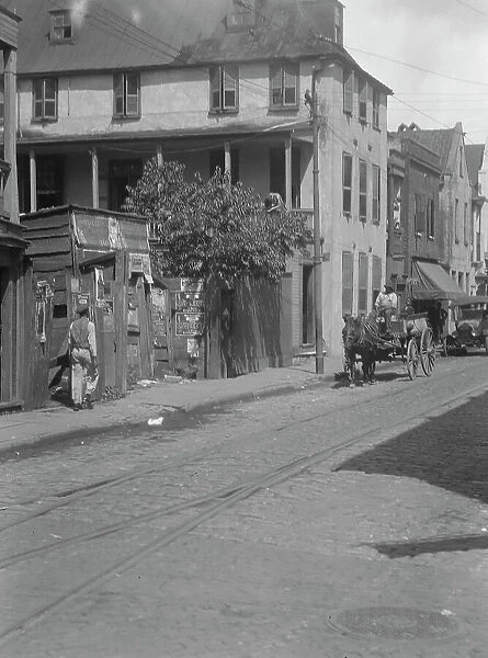 Street scene, [75 King Street], Charleston, South Carolina, between 1920 and 1926. Creator: Arnold Genthe
