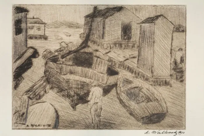 Framed Print : Street Scene, Building, Or Portrait, 1900. Creator: Abraham Walkowitz Framed Print : Street Scene, Building, Or Portrait, 1900. Creator: Abraham Walkowitz