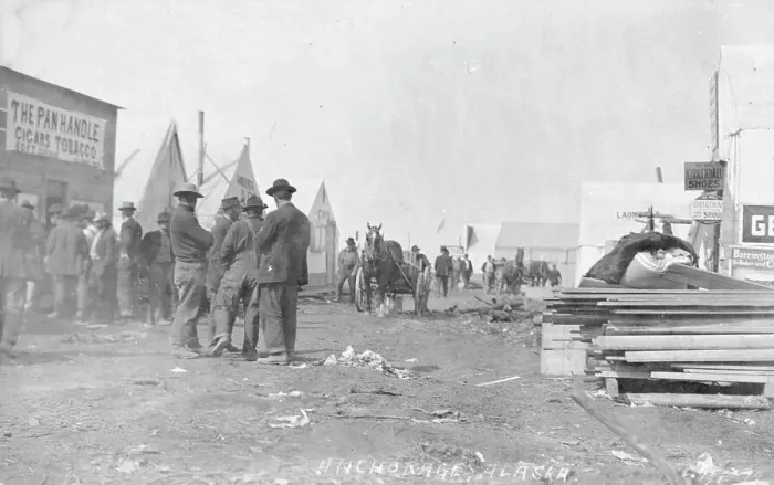 Framed Print : Street scene, between c1906 and c1915. Creator: Eric A. Hegg Framed Print : Street scene, between c1906 and c1915. Creator: Eric A. Hegg