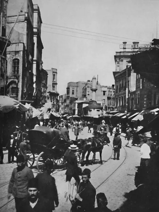 Framed Print : Street Scene in Constantinople, 1913 Framed Print : Street Scene in Constantinople, 1913