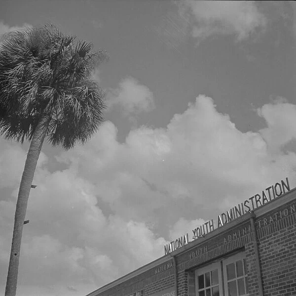 Street scene, Daytona Beach, Florida, 1943. Creator: Gordon Parks