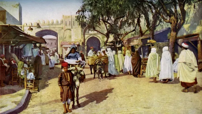 Framed Print : Street scene, Kairouan, Tunisia, c1924 Framed Print : Street scene, Kairouan, Tunisia, c1924
