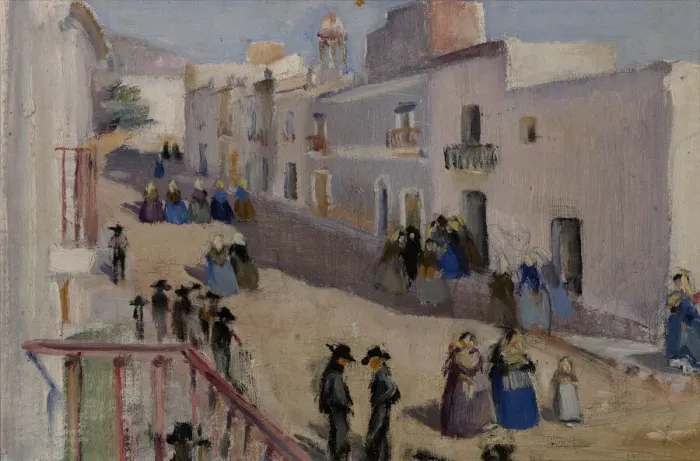 Framed Print : Street Scene, n. d. Creator: Eleanor Harris Framed Print : Street Scene, n. d. Creator: Eleanor Harris