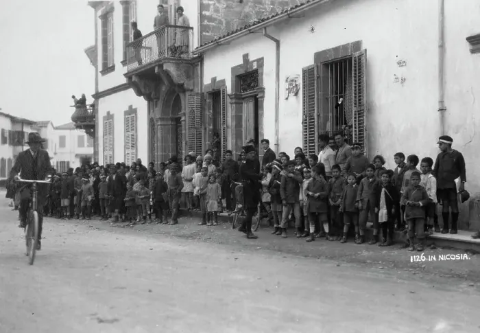 Framed Print : Street scene, Nicosia, Cyprus, c1920s-c1930s(?) Framed Print : Street scene, Nicosia, Cyprus, c1920s-c1930s(?)