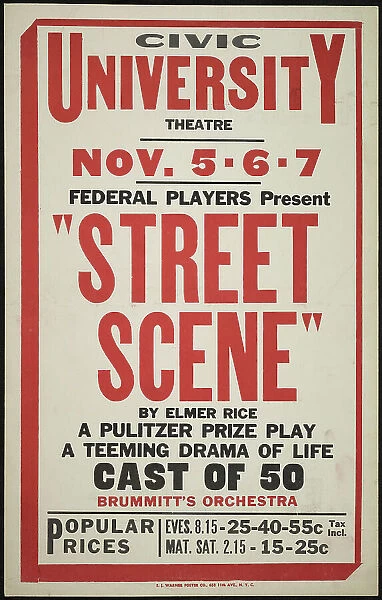 Street Scene, Syracuse, NY, 1936. Creator: Unknown