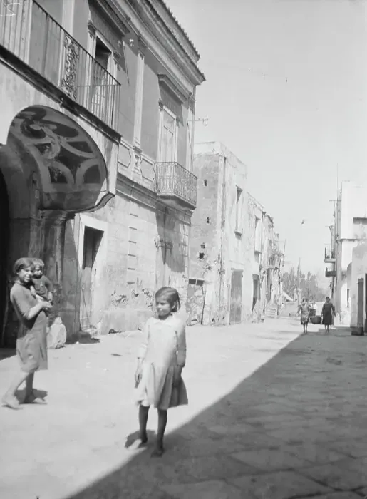 Framed Print : Street scene in an unknown country, possibly in Central America or Spain, between 1911 and 1942. Creator: Arnold Genthe Framed Print : Street scene in an unknown country, possibly in Central America or Spain, between 1911 and 1942. Creator: Arnold Genthe