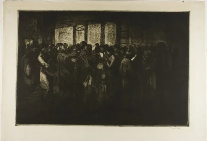 Framed Print : Street Singers, 1902. Creator: Theophile Alexandre Steinlen Framed Print : Street Singers, 1902. Creator: Theophile Alexandre Steinlen