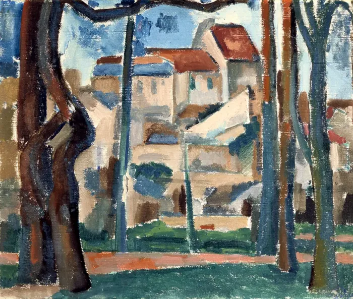 Framed Print : Street of St Denis, Grenoble, 20th Century. Creator: Andre Derain. Street of St Denis, Grenoble, 20th Century. Creator: Andre Derain Framed Print : Street of St Denis, Grenoble, 20th Century. Creator: Andre Derain. Street of St Denis, Grenoble, 20th Century. Creator: Andre Derain