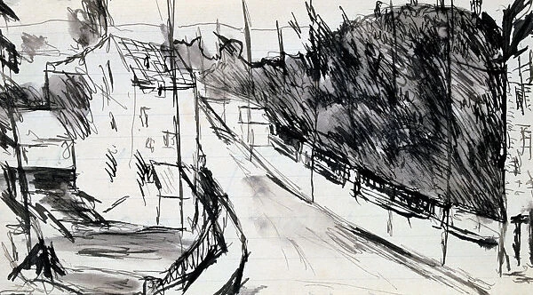 Street of Suburbs, c1900-1944. Artist: Max Jacob