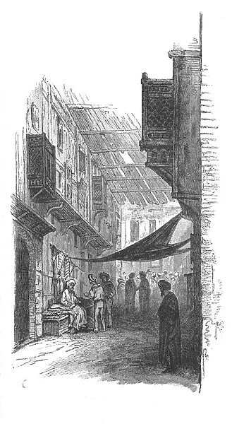 Street in Suez, c1882