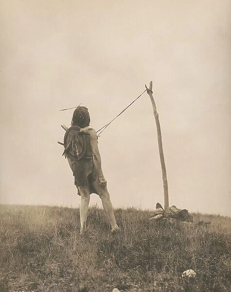 For strength and visions-Apsaroke, c1908. Creator: Edward Sheriff Curtis