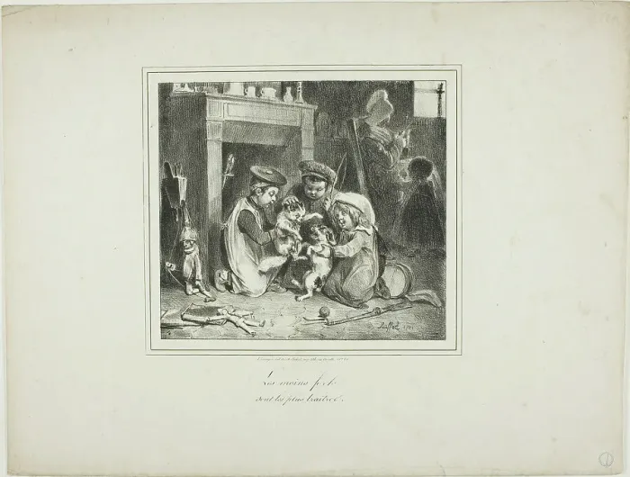 Framed Print : The Least Strong is the Most Treacherous, 1828. Creator: Auguste Raffet Framed Print : The Least Strong is the Most Treacherous, 1828. Creator: Auguste Raffet