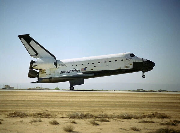 STS-40 landing, USA, June 14, 1991. Creator: NASA