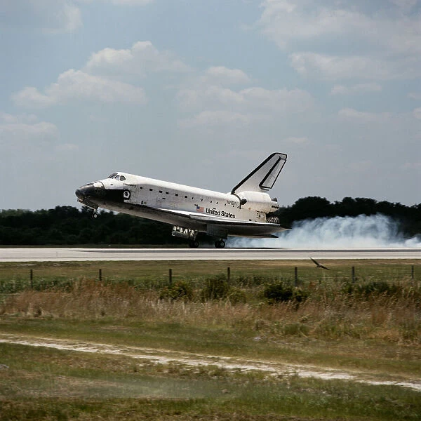 STS-91 landing, Florida, USA, June 12, 1998. Creator: NASA