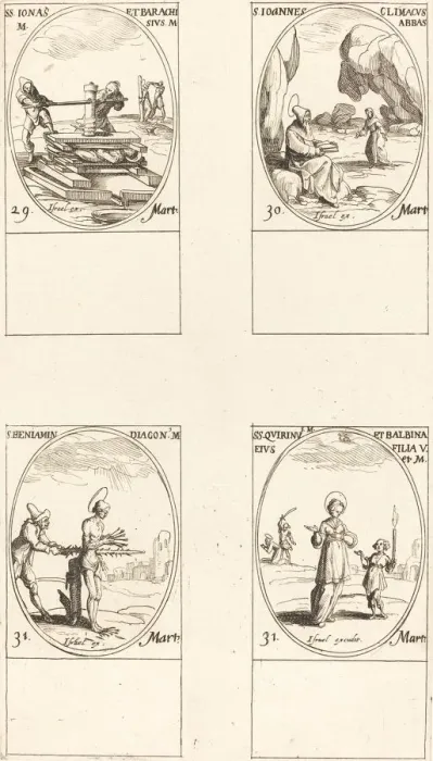 Framed Print : Sts. Jonas & Barachisius;St. John Climacus, Abbot;St. Benjamin;Sts Framed Print : Sts. Jonas & Barachisius;St. John Climacus, Abbot;St. Benjamin;Sts