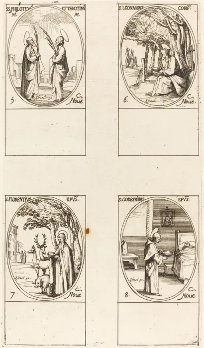 Framed Print : Sts. Philoteus and Theotimus; St. Leonard; St. Florentinus; St. Godfrey Framed Print : Sts. Philoteus and Theotimus; St. Leonard; St. Florentinus; St. Godfrey