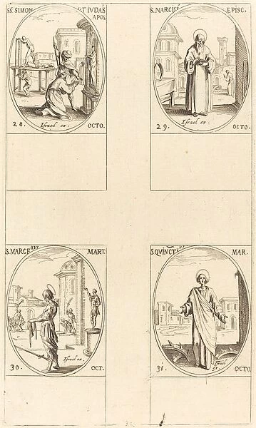 Sts. Simon and Jude, Apostles; St. Narcissus; St. Marcellus; St. Quintin