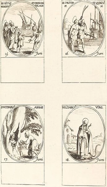 Sts. Vitus, Modestus, & Crescentia;Sts. Julitta & Quiricus;St