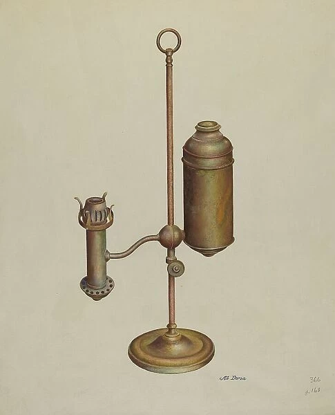 Student Lamp, c. 1940. Creator: Alvin J. Doria
