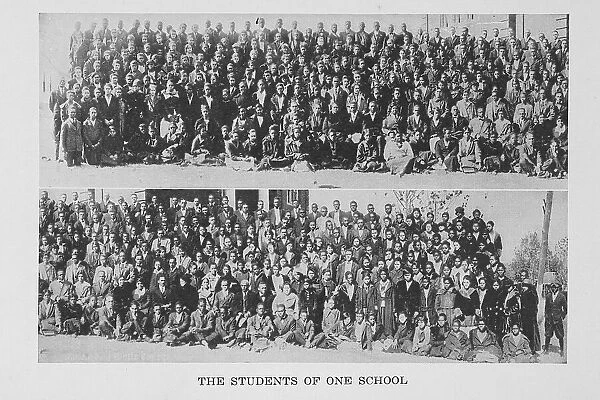 The students of one school, 1922. Creator: Unknown