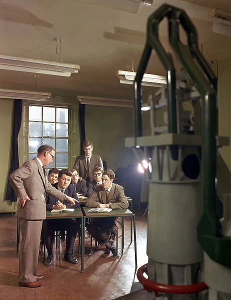 Students training at the Park Gate Iron & Steel Co, Rotherham, South Yorkshire, 1964
