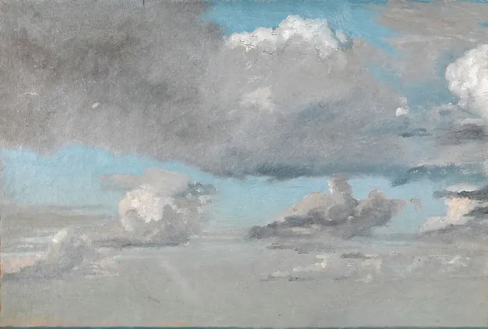 Framed Print : Studie af skyer;Cloud Study;Air Study, 1831-1834. Creator: Christen Købke Framed Print : Studie af skyer;Cloud Study;Air Study, 1831-1834. Creator: Christen Købke