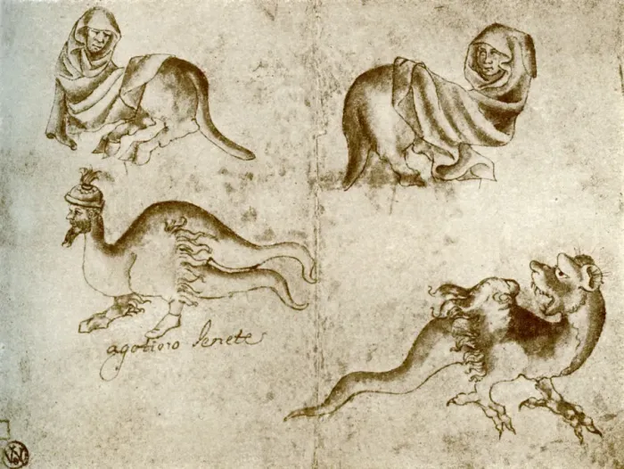 Framed Print : Studies by Agostino of Siena, 1913. Artist: Agostino of Siena Framed Print : Studies by Agostino of Siena, 1913. Artist: Agostino of Siena