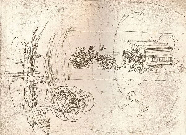 Studies for allegorical compositions, c1472-c1519 (1883). Artist: Leonardo da Vinci
