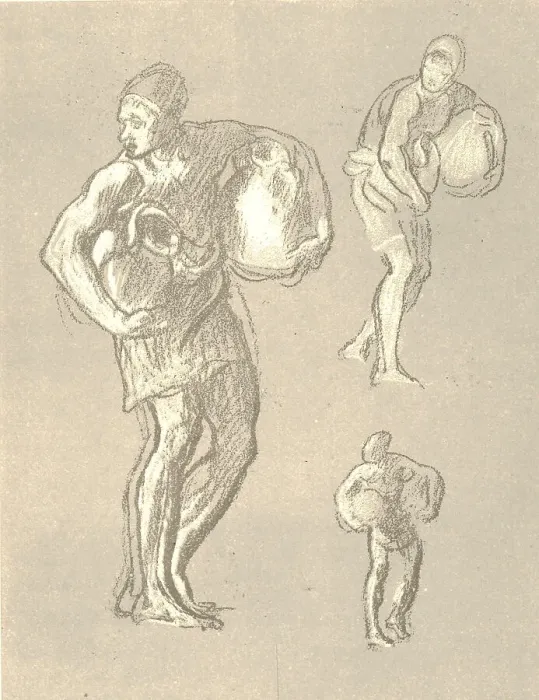 Framed Print : Studies for the Arts of Peace'. A Fac-Simile of Original Drawings by Sir Frederick... c1880-83. Creator: Frederic Leighton Framed Print : Studies for the Arts of Peace'. A Fac-Simile of Original Drawings by Sir Frederick... c1880-83. Creator: Frederic Leighton