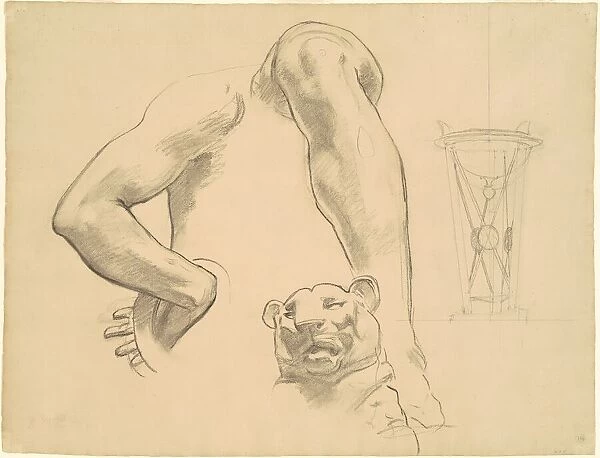 Studies for 'Classic and Romantic Art', c. 1921. Creator: John Singer Sargent