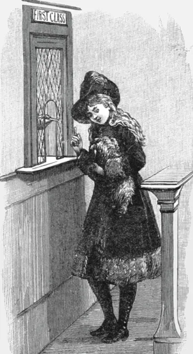 Framed Print : Studies of Life and Character at a Railway Station; Dog Ticket, 1890. Creator: Unknown Framed Print : Studies of Life and Character at a Railway Station; Dog Ticket, 1890. Creator: Unknown
