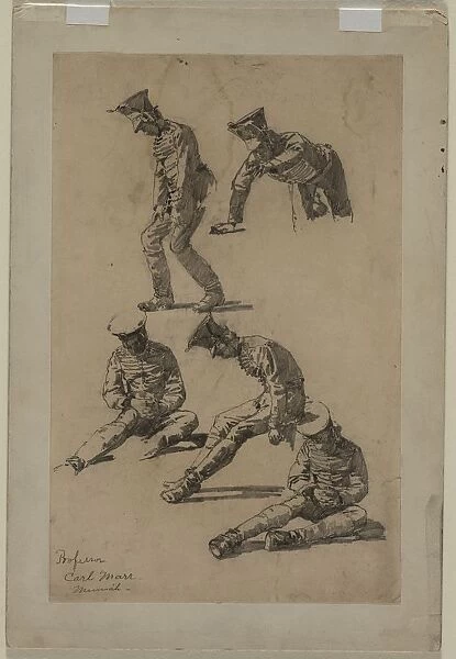 Five Studies of a Soldier, fourth quarter 19th century or first third 20th century