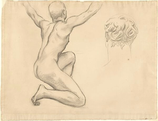 Studies for 'The Unveiling of Truth', 1922-1925. Creator: John Singer Sargent