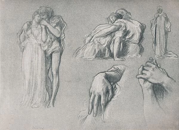 Studies for Wedded, 1882, (1897). Artist: Frederic Leighton