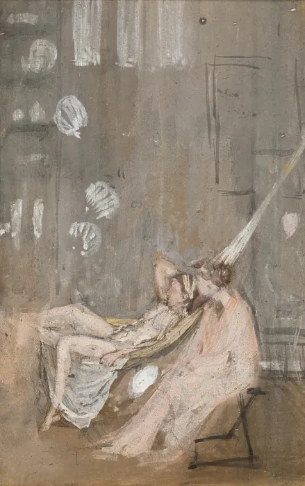 Framed Print : In the Studio, 1865. Creator: James Abbott McNeill Whistler