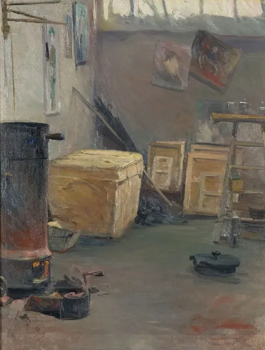 Framed Print : Studio Interior, 1892. Creator: Lotten Rönquist Framed Print : Studio Interior, 1892. Creator: Lotten Rönquist