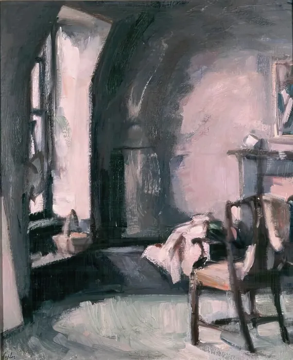 Framed Print : Studio Interior, 1929. Creator: Samuel John Peploe Framed Print : Studio Interior, 1929. Creator: Samuel John Peploe