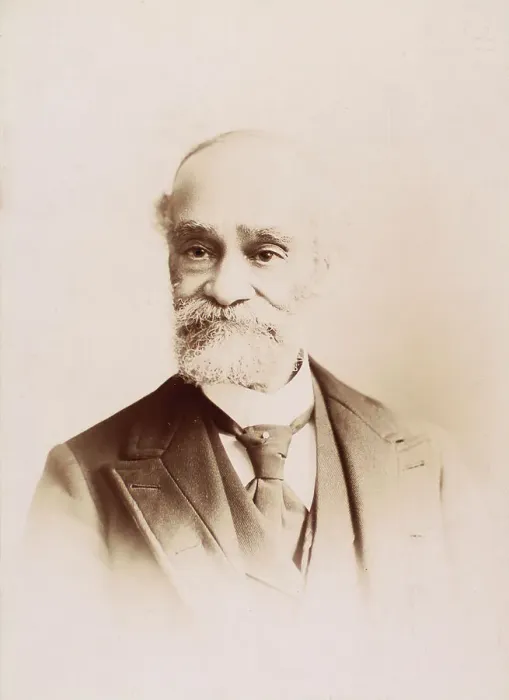 Framed Print : Studio portrait of [Patrick Reason], c1890-c1899. Creator: Pifer & Becker. Studio portrait of [Patrick Reason], c1890-c1899. Creator: Pifer & Becker