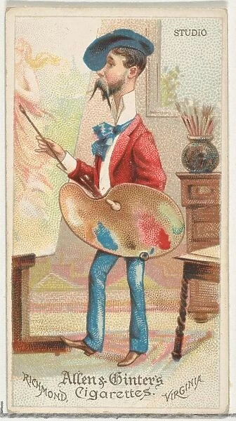 Studio, from Worlds Dudes series (N31) for Allen & Ginter Cigarettes, 1888