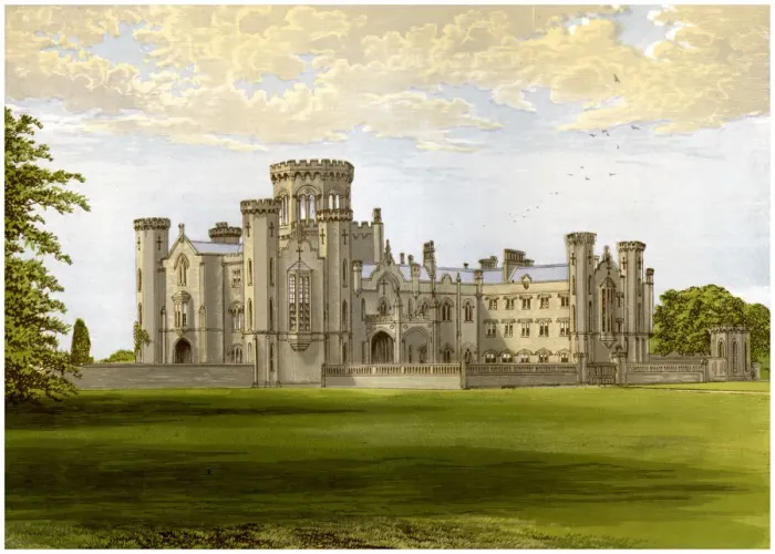 Framed Print : Studley Castle, Warwickshire, home of the Walker family, c1880 Framed Print : Studley Castle, Warwickshire, home of the Walker family, c1880