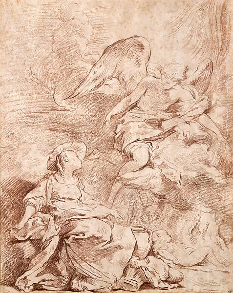 Study, (1715-1739?). Artist: Pierre Charles Tremolieres