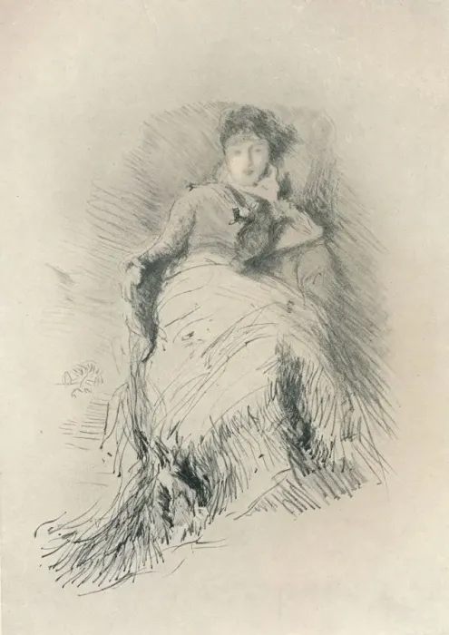 Framed Print : Study, 1878, (1904). Artist: James Abbott McNeill Whistler Framed Print : Study, 1878, (1904). Artist: James Abbott McNeill Whistler