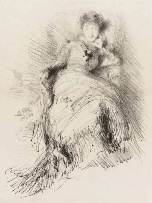 Framed Print : Study, 1878. Creator: James Abbott McNeill Whistler Framed Print : Study, 1878. Creator: James Abbott McNeill Whistler