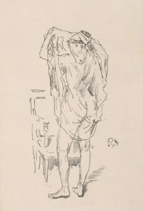 Framed Print : Study, 1895. Creator: James McNeill Whistler (American, 1834-1903) Framed Print : Study, 1895. Creator: James McNeill Whistler (American, 1834-1903)