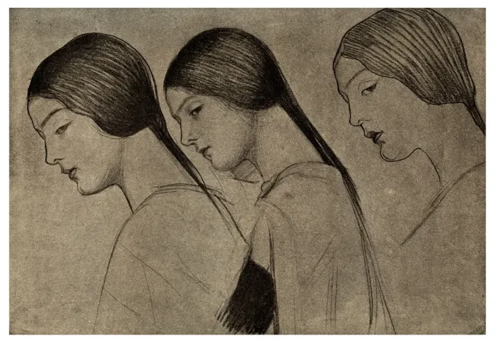 Framed Print : Study, 1901 Framed Print : Study, 1901