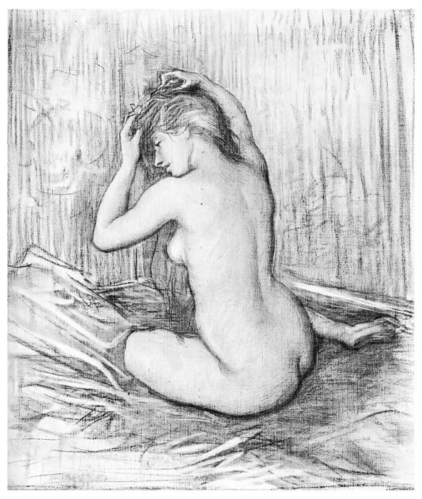 Framed Print : Study, 1901 Framed Print : Study, 1901