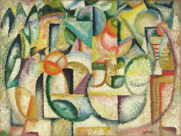 Framed Print : Study A, 1913. Creator: Souza-Cardoso, Amadeo de (1887-1918) Framed Print : Study A, 1913. Creator: Souza-Cardoso, Amadeo de (1887-1918)