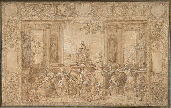 Study for The Allegory of Spring, 1579. Creator: Federico Zuccaro