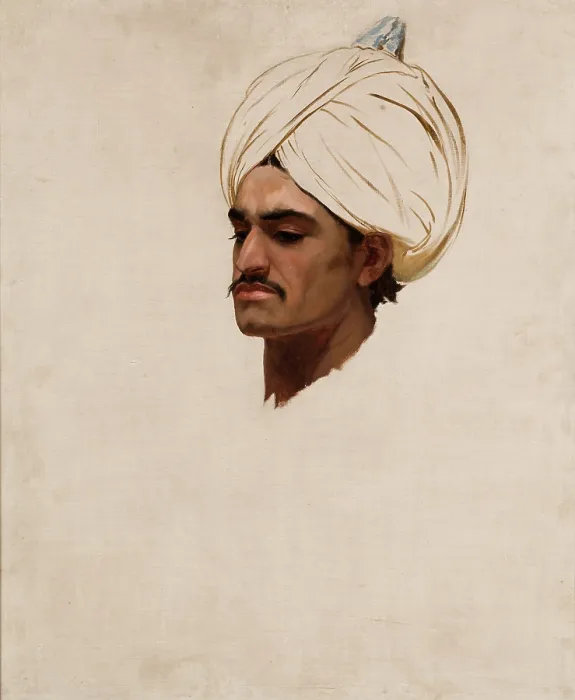 Framed Print : Study of an Arab's Head, between 1864-1876. Creator: Stanislaus von Chlebowski. Study of an Arab's Head, between 1864-1876. Creator: Stanislaus von Chlebowski Framed Print : Study of an Arab's Head, between 1864-1876. Creator: Stanislaus von Chlebowski. Study of an Arab's Head, between 1864-1876. Creator: Stanislaus von Chlebowski